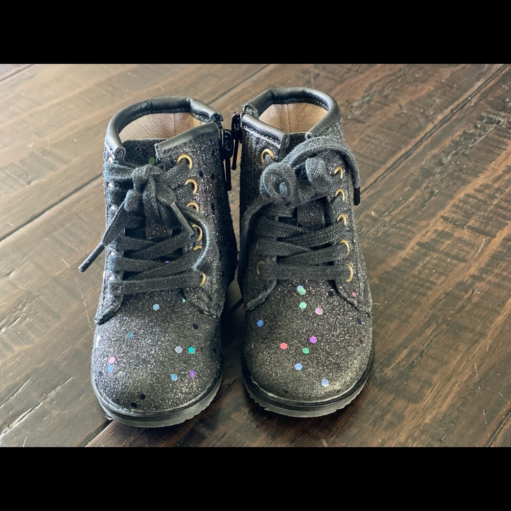 Monkey feet glitter boots